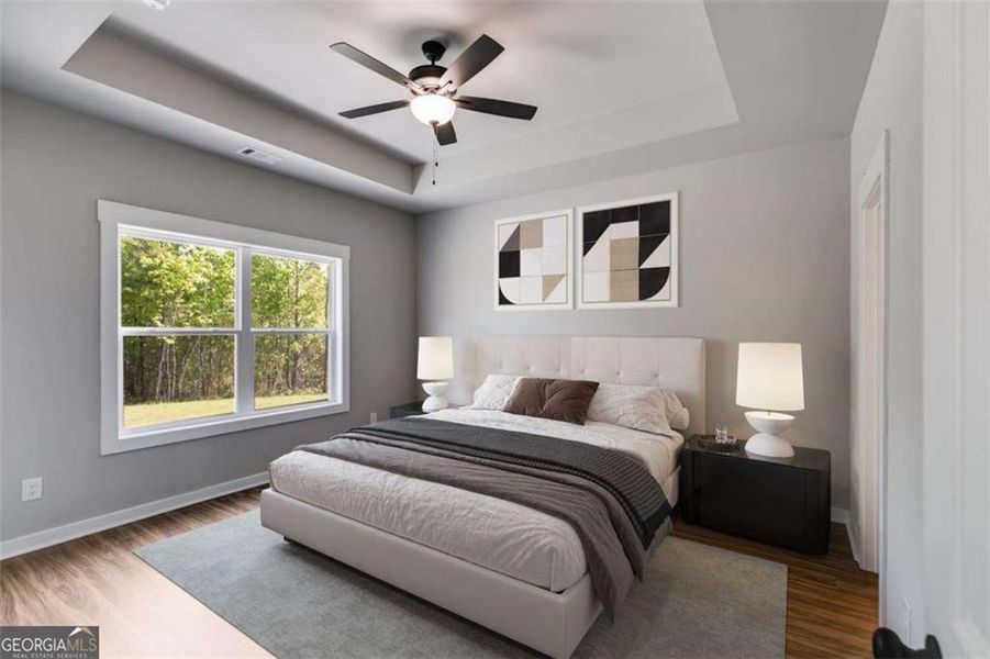 Furnished interior view inside a new home in , Buchanan (Image 12).