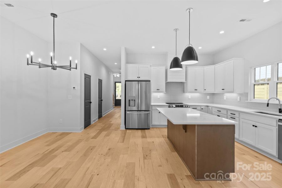 Furnished interior view inside a new home in , Charlotte (Image 9).