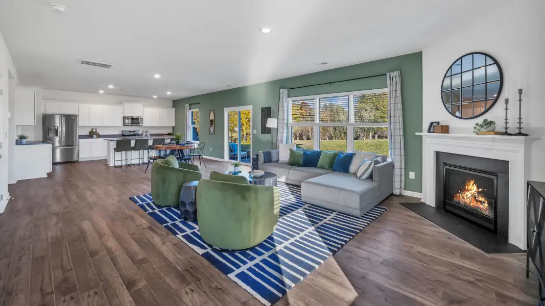 Representative furnished interior of a home built from the Green by D.R. Horton in Hickory Pointe, Corryton (Image 11). Representative furnished interior of a home built from the Green by D.R. Horton in Hickory Pointe, Corryton (Image 11).