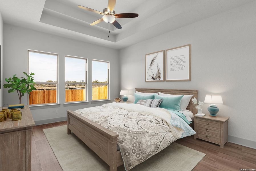Furnished interior view inside a new home in Davis Ranch, San Antonio (Image 11).