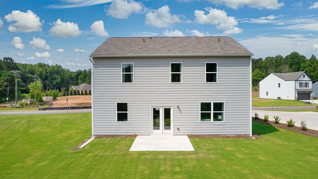 Representative exterior details of a home built from the Galen by D.R. Horton in Parkside at Carter Grove, Cartersville (Image 3).