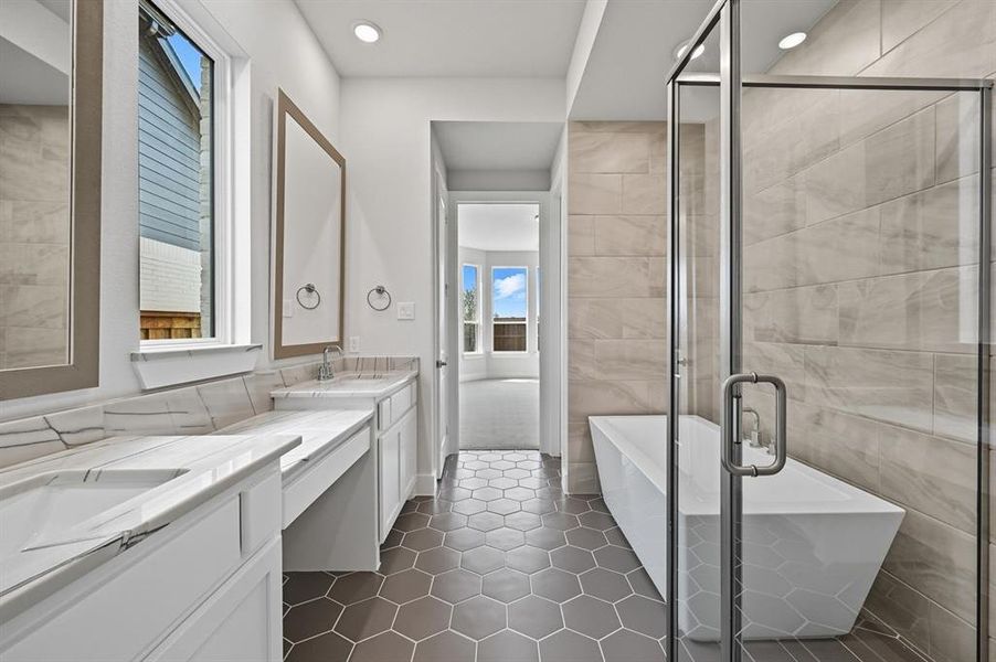 Furnished interior view inside a new home in Trinity Falls, McKinney (Image 11). Furnished interior view inside a new home in Trinity Falls, McKinney (Image 11).