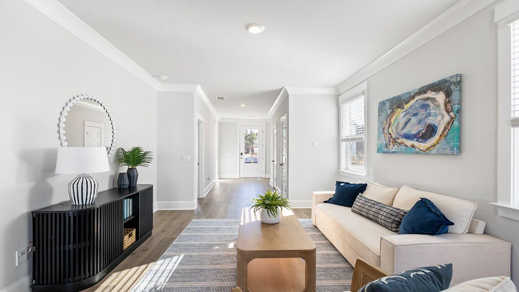Furnished interior view inside a new home in Rivers Reach, Yemassee (Image 11).
