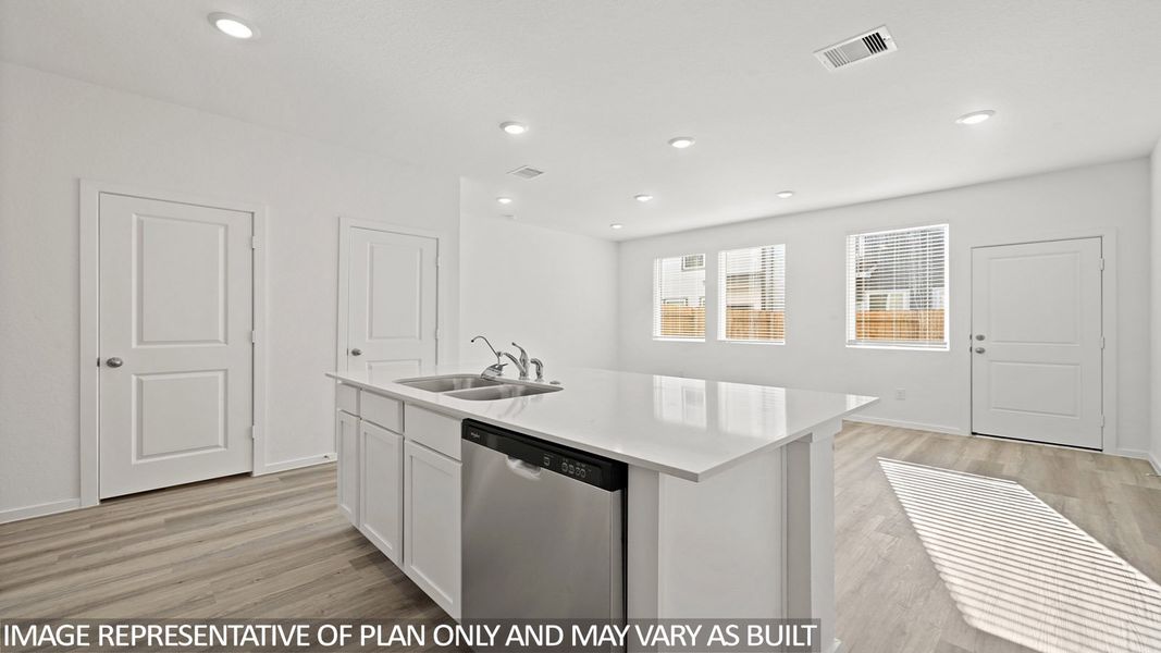 Furnished interior view inside a new home in The Villas at Legacy Park, Houston (Image 7). Furnished interior view inside a new home in The Villas at Legacy Park, Houston (Image 7).