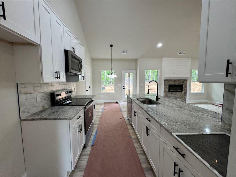 Furnished interior view inside a new home in , Toccoa (Image 6).