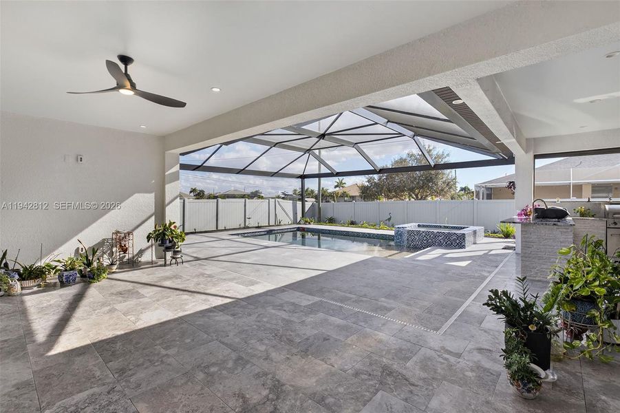 Exterior details and patio area of a home in , Cape Coral (Image 31). Exterior details and patio area of a home in , Cape Coral (Image 31).