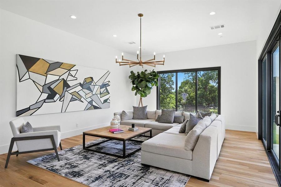 Furnished interior view inside a new home in , Colleyville (Image 22).