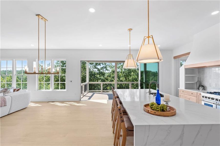 Furnished interior view inside a new home in , Suwanee (Image 37).