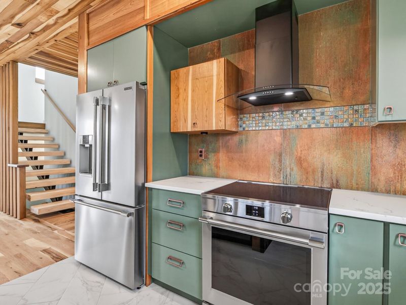 Furnished interior view inside a new home in , Asheville (Image 6).