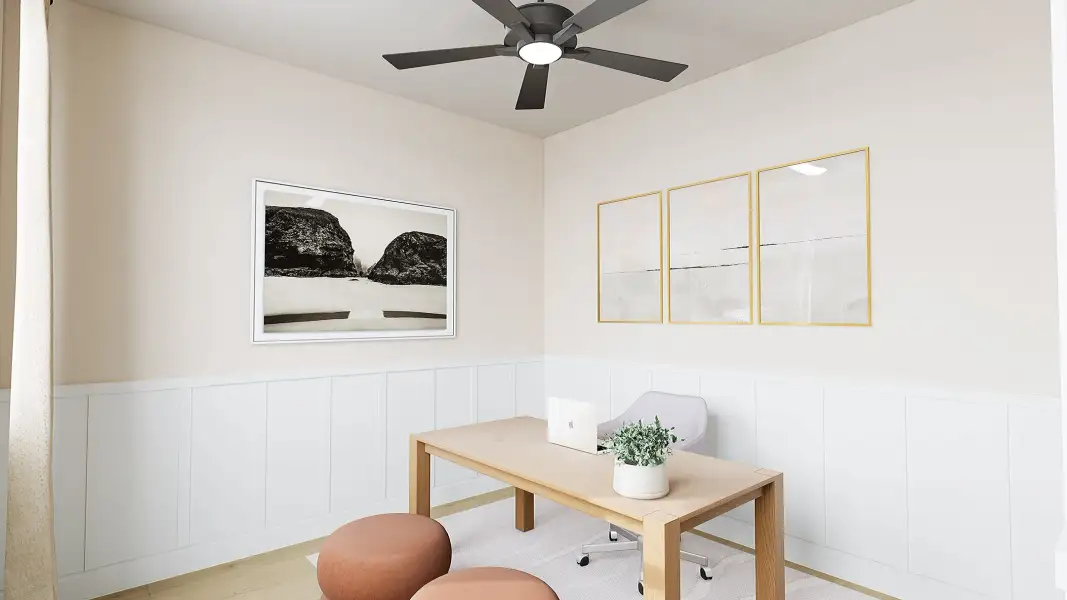 Furnished interior view inside a new home in Old Town Village, Waxhaw (Image 7).