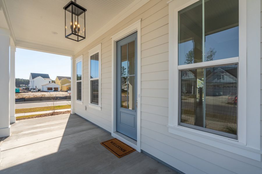 Exterior details and patio area of a home in Nexton, Summerville (Image 3).