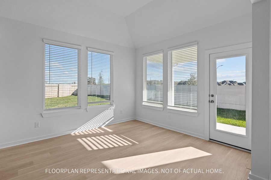 Spacious, unfurnished interior of a new home in The Oaks on 6th Street, Magnolia (Image 12).