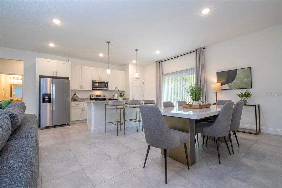 Furnished interior view inside a new home in , Ocala (Image 9).