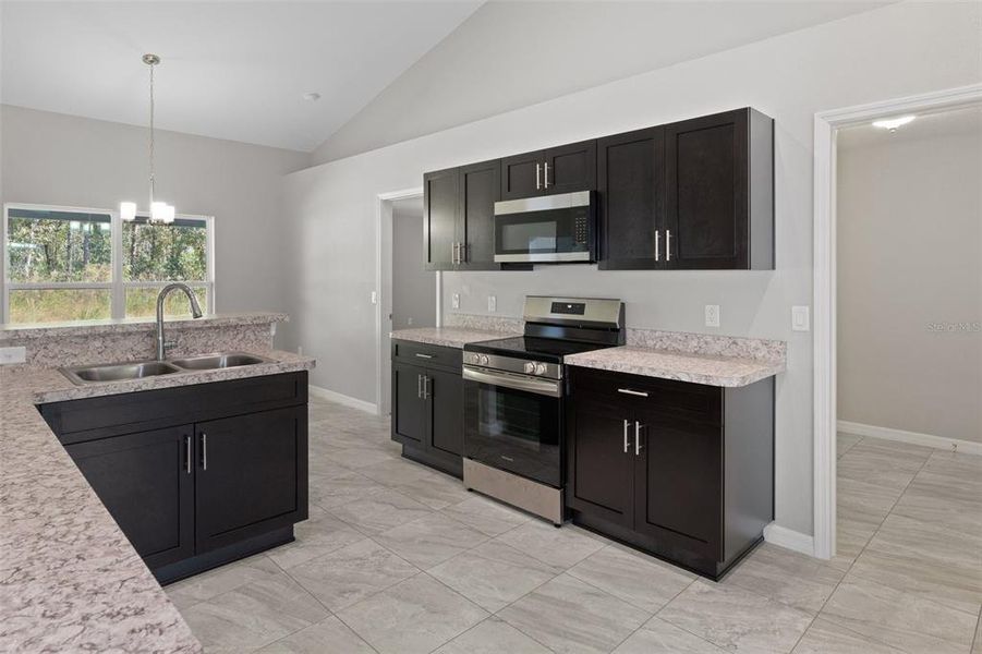 Furnished interior view inside a new home in , Homosassa (Image 8).