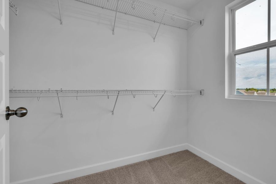 Spacious Walk In Closet in The Harrington