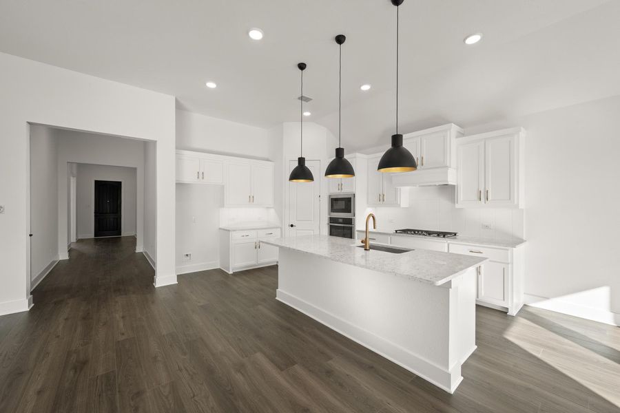 Furnished interior view inside a new home in Bridgewater, Midlothian (Image 6).
