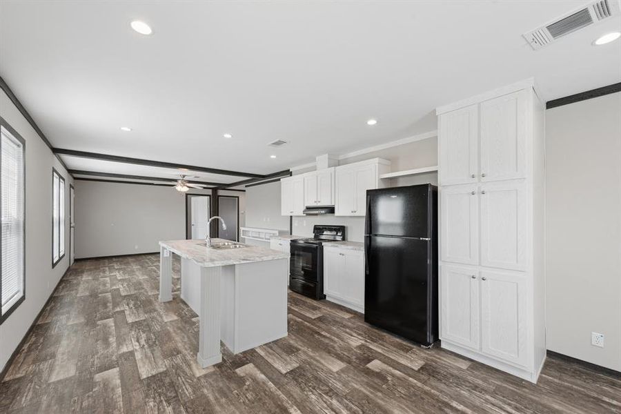 Furnished interior view inside a new home in , Granbury (Image 9). Furnished interior view inside a new home in , Granbury (Image 9).
