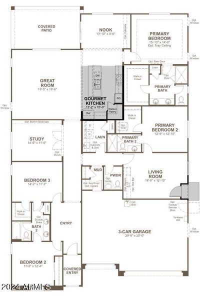 Floorplan Lot 92 Darius QMI