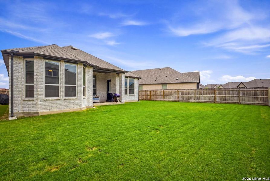 Exterior details and patio area of a home in Alsatian Oaks, Castroville (Image 22). Exterior details and patio area of a home in Alsatian Oaks, Castroville (Image 22).