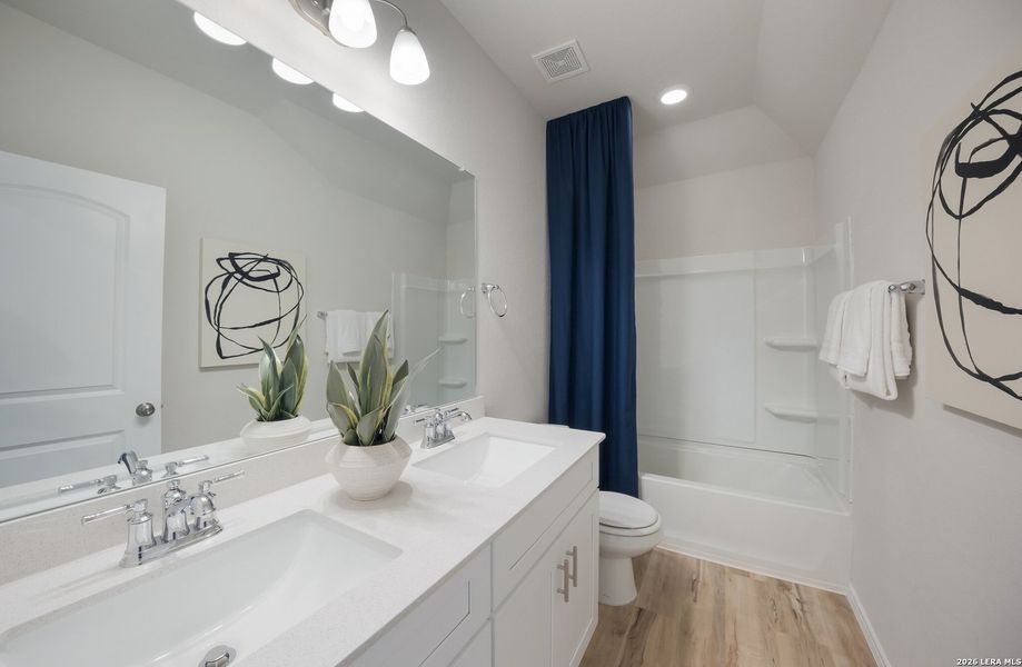 Furnished interior view inside a new home in Horizon Ridge, San Antonio (Image 5).