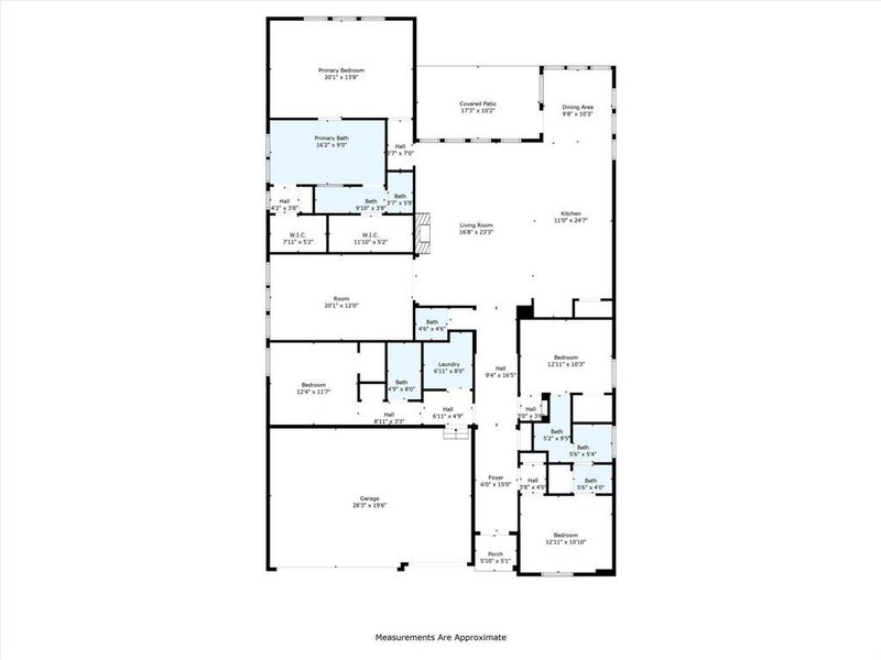 2D floor plan layout of this home in , Lavon, TX (Image 3). 2D floor plan layout of this home in , Lavon, TX (Image 3).