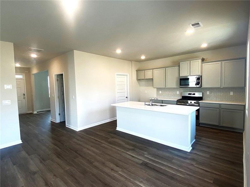 Furnished interior view inside a new home in Preserve at Dove Creek, Statham (Image 16).