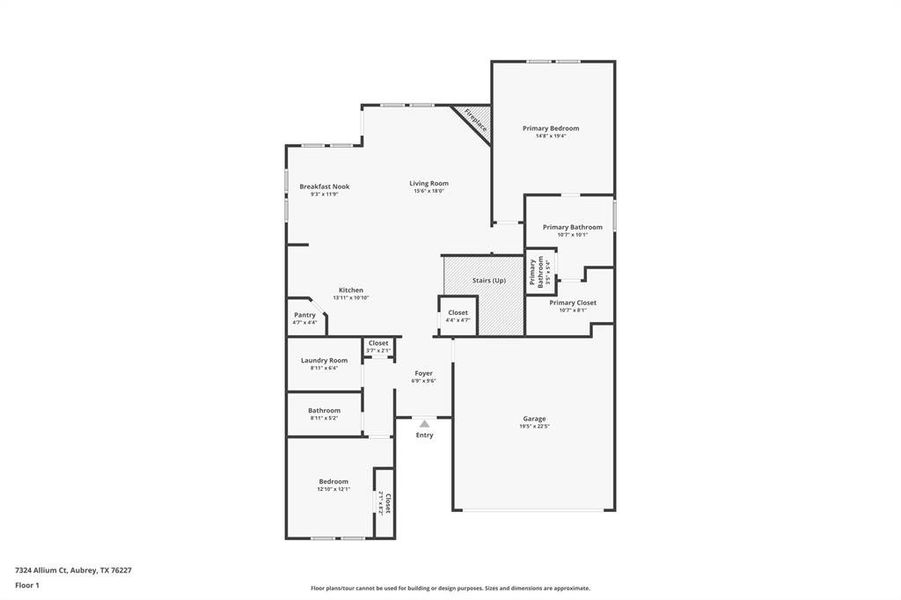 View of floor plan / room layout