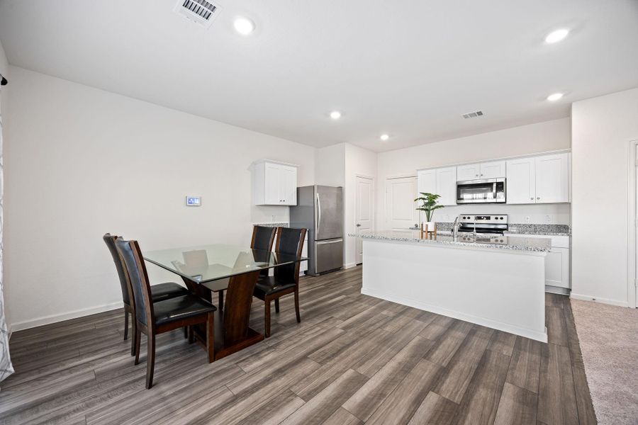 Furnished interior view inside a new home in , Houston (Image 19). Furnished interior view inside a new home in , Houston (Image 19).