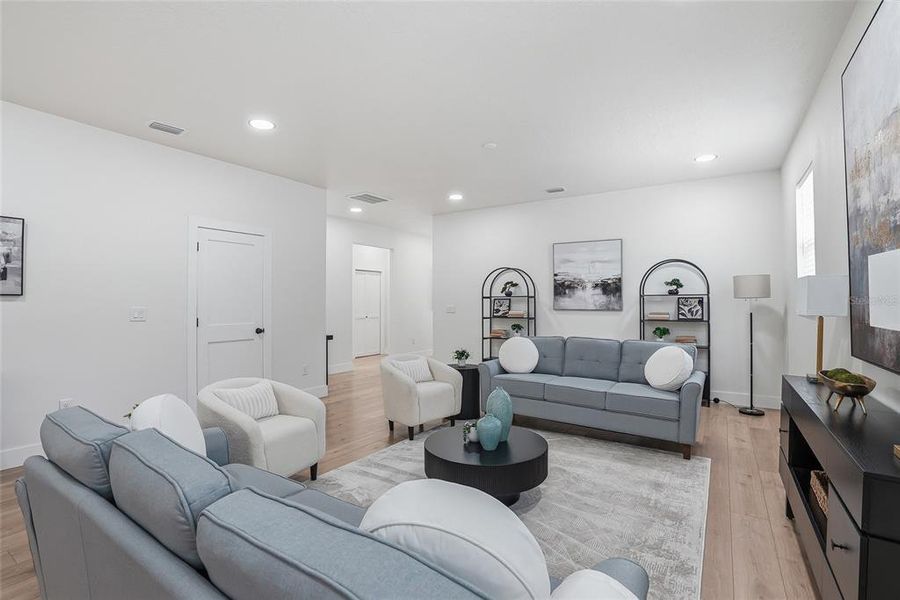 Furnished interior view inside a new home in , Tampa (Image 9).