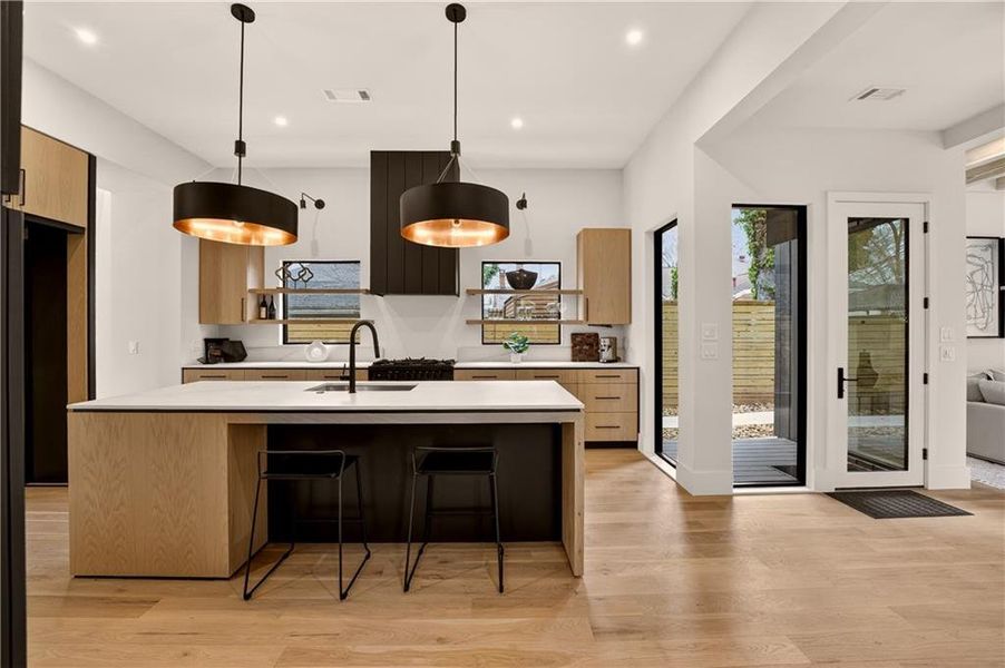 Furnished interior view inside a new home in , Atlanta (Image 10).