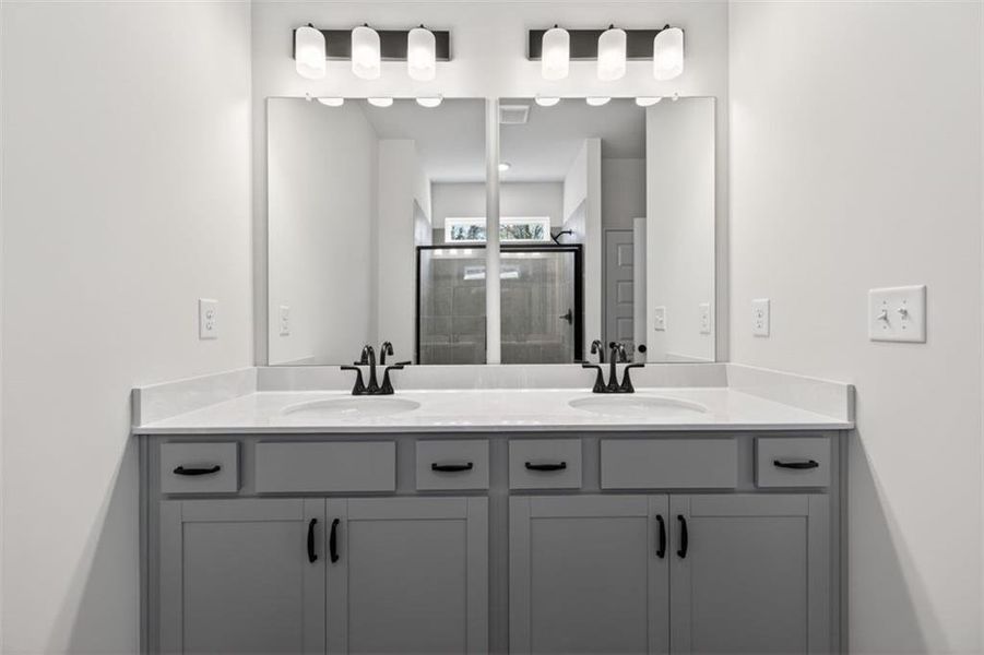 Furnished interior view inside a new home in Sanders Park, Austell (Image 10). Furnished interior view inside a new home in Sanders Park, Austell (Image 10).