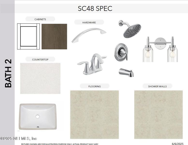 Sample of building materials used in homes in SilverLeaf, St. Augustine (Image 18).