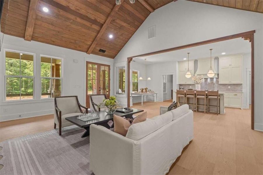 Furnished interior view inside a new home in , Carrollton (Image 11).