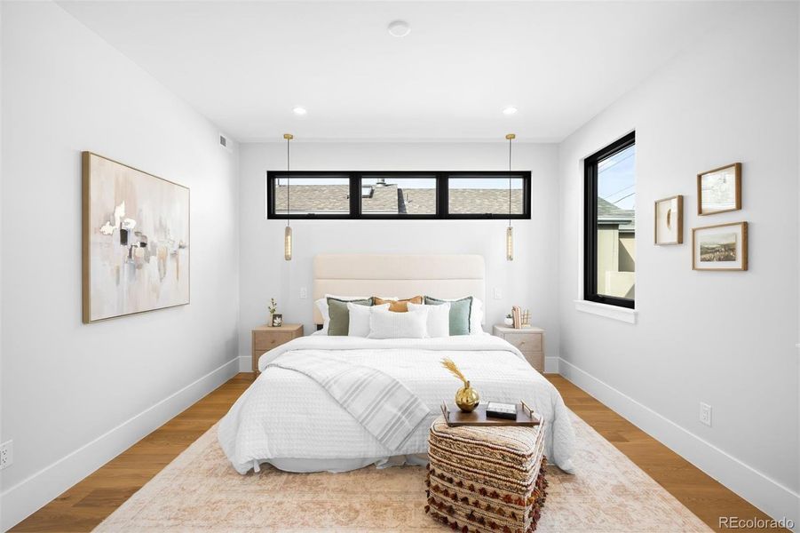 Furnished interior view inside a new home in , Denver (Image 10).