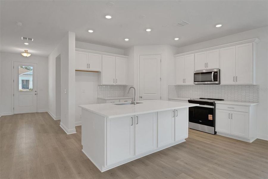 Furnished interior view inside a new home in Green Key Village, Lady Lake (Image 6). Furnished interior view inside a new home in Green Key Village, Lady Lake (Image 6).