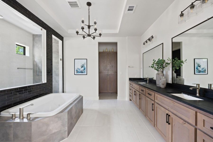 Furnished interior view inside a new home in , Georgetown (Image 19).