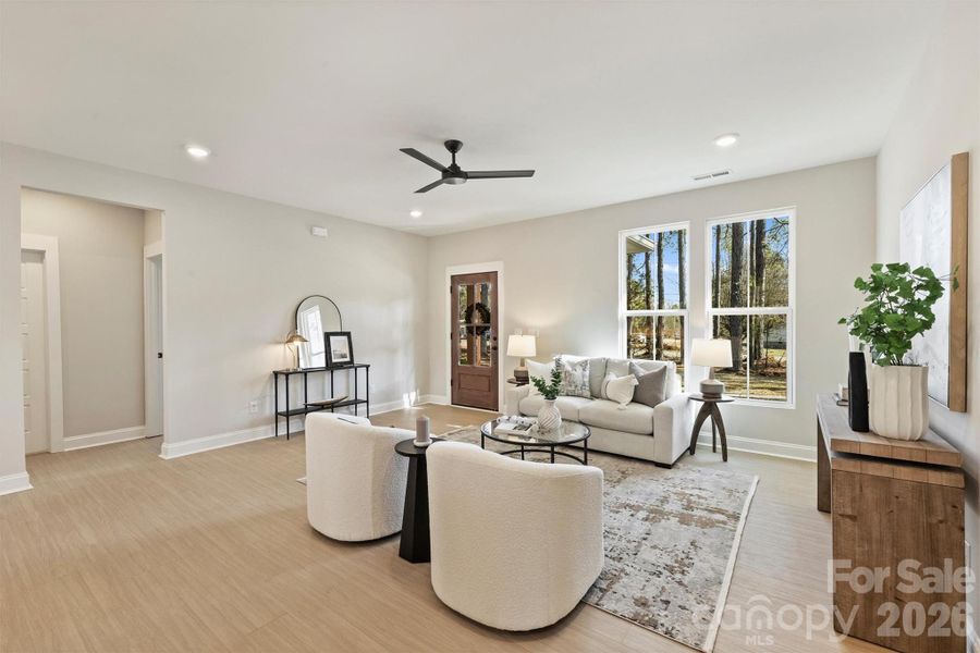Furnished interior view inside a new home in , Lincolnton (Image 8).
