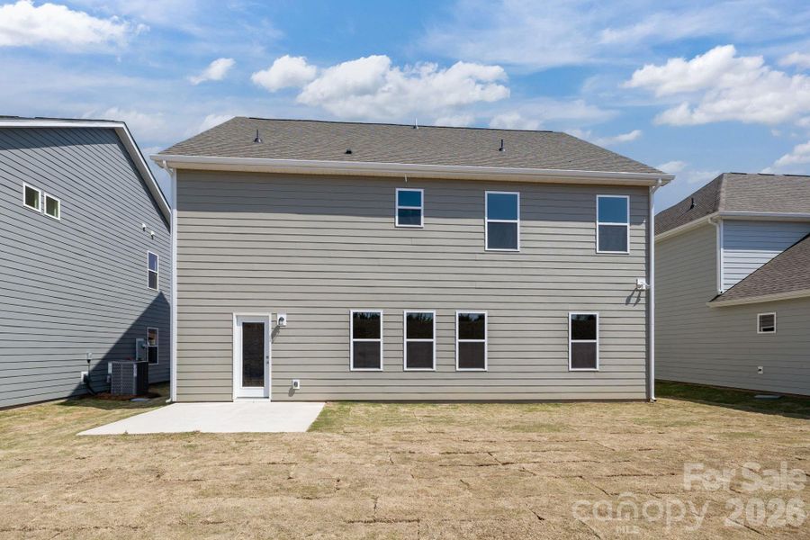 Exterior details and patio area of a home in McFarland Estates, York (Image 17).