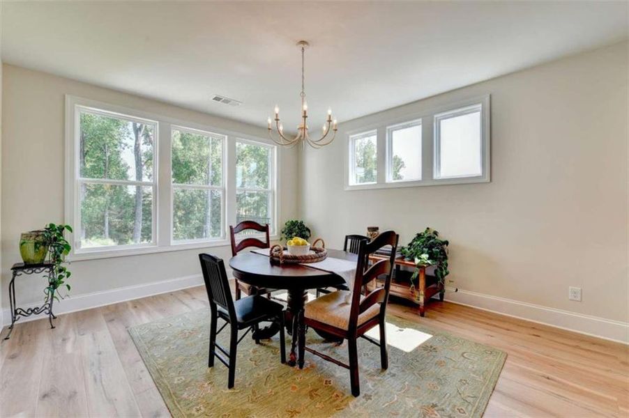 Furnished interior view inside a new home in , Hoschton (Image 26).