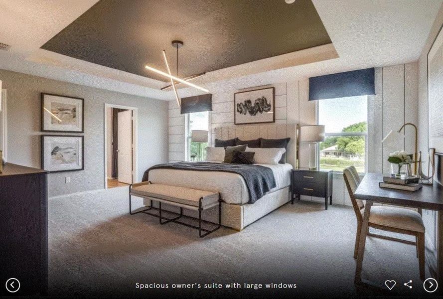 Photo of Centex model home with same floor plan, not of actual home listed.