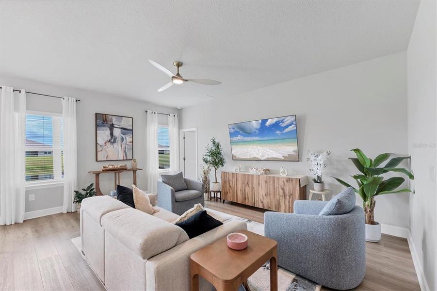 Furnished interior view inside a new home in , Parrish (Image 10).