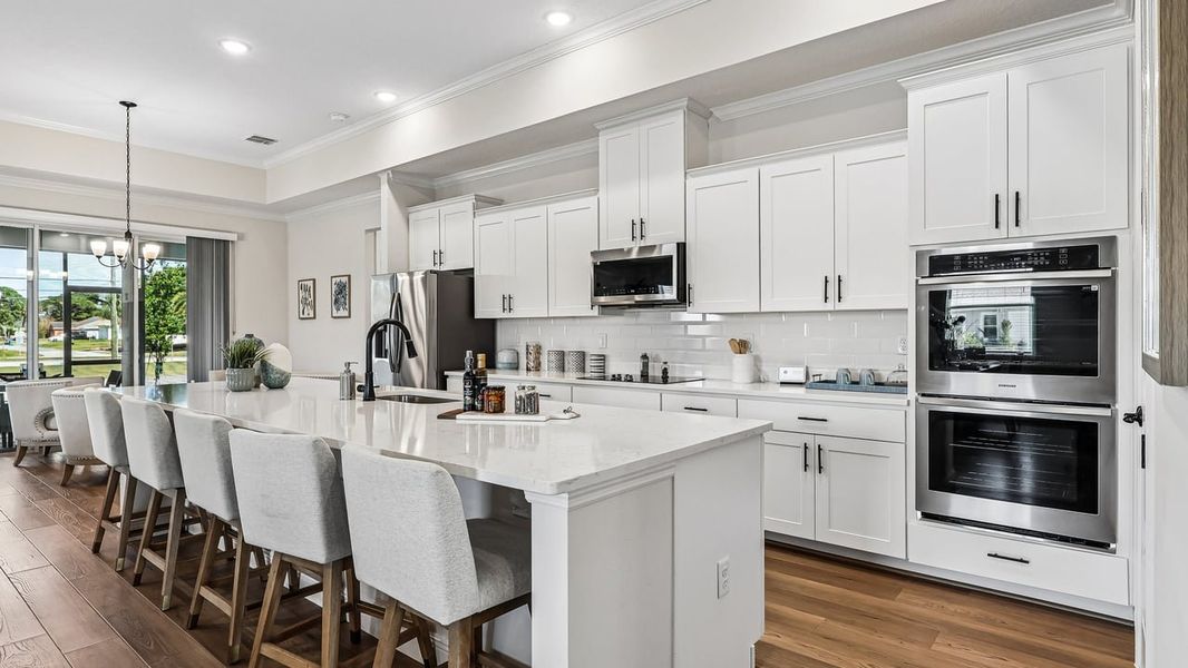Representative furnished interior of a home built from the Venice by Maronda Homes in Malabar Springs, Palm Bay (Image 8).
