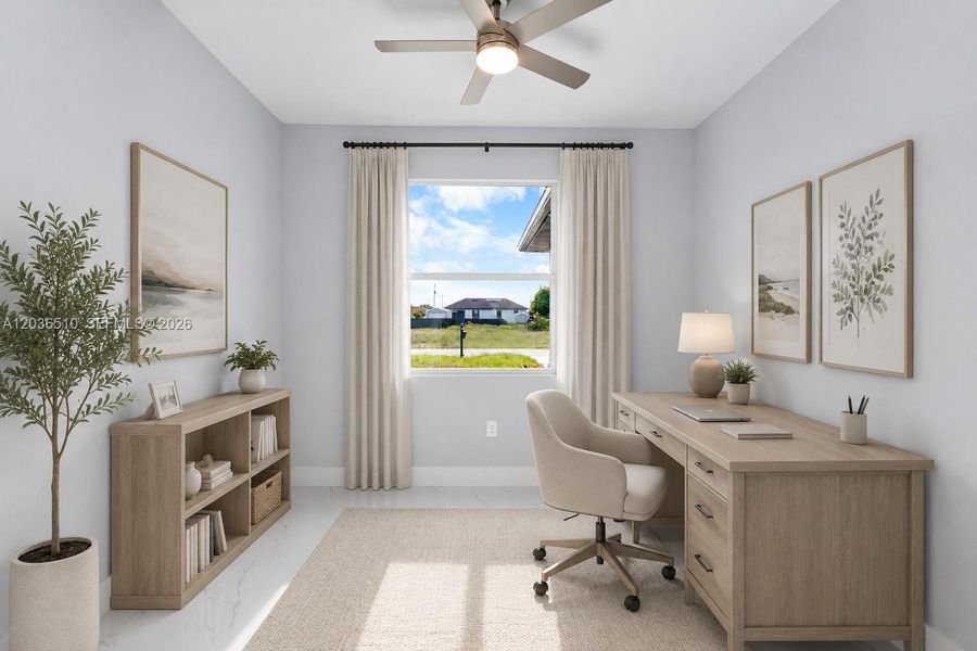 Furnished interior view inside a new home in , Lehigh Acres (Image 16).