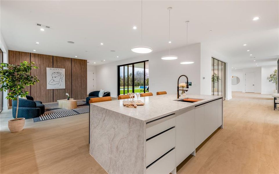 Furnished interior view inside a new home in , Heath (Image 27).