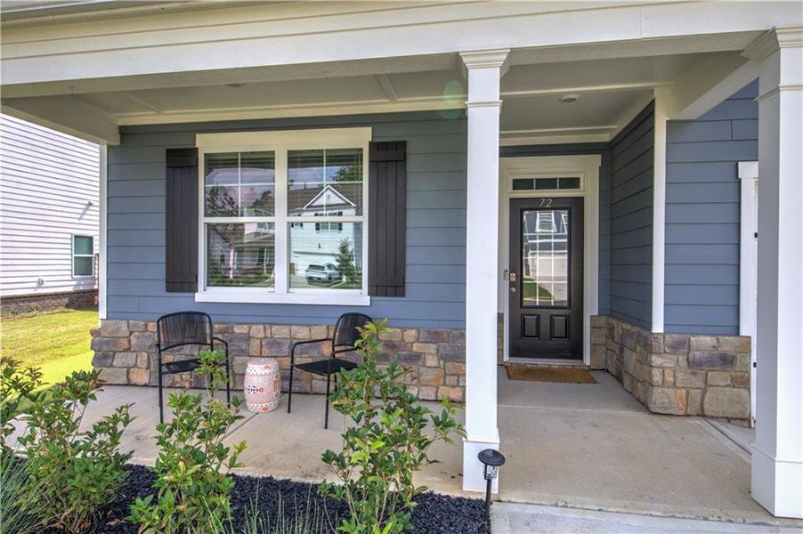 Exterior details and patio area of a home in , Cartersville (Image 3).
