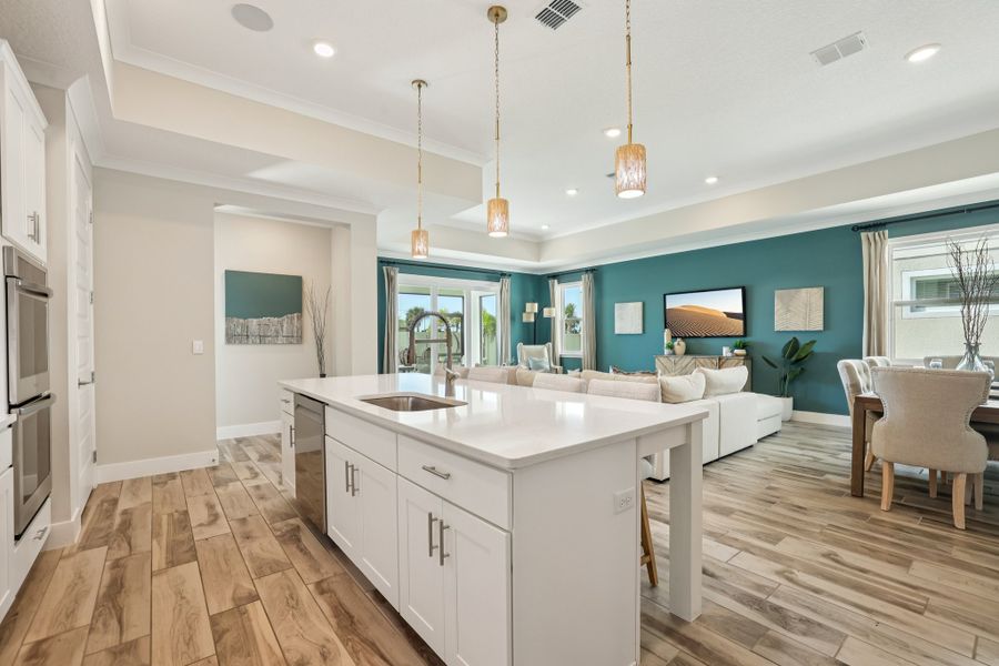 Representative furnished interior of a home built from the Atlantis by Maronda Homes in The Vue, Satellite Beach (Image 8).