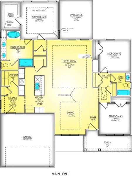 View of home floor plan