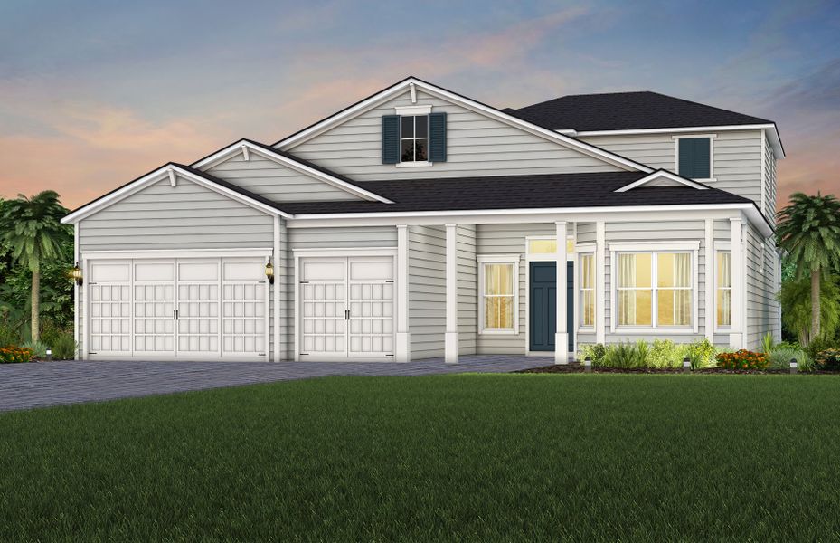 Coastal Cottage Elevation | CA301 Coastal Cottage Elevation | CA301