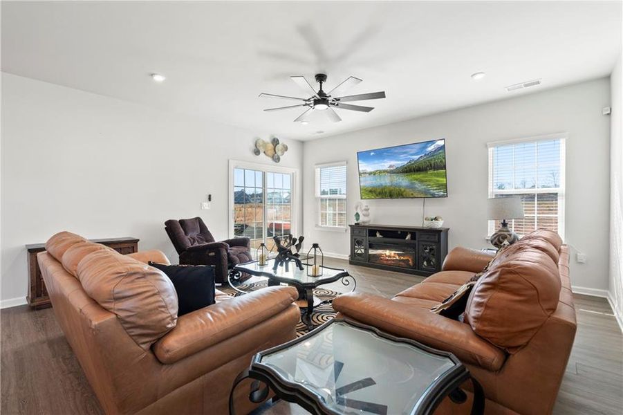 Furnished interior view inside a new home in Newberry 55+, McDonough (Image 23).