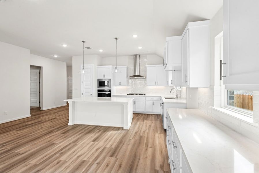 Furnished interior view inside a new home in University Heights, Round Rock (Image 13).